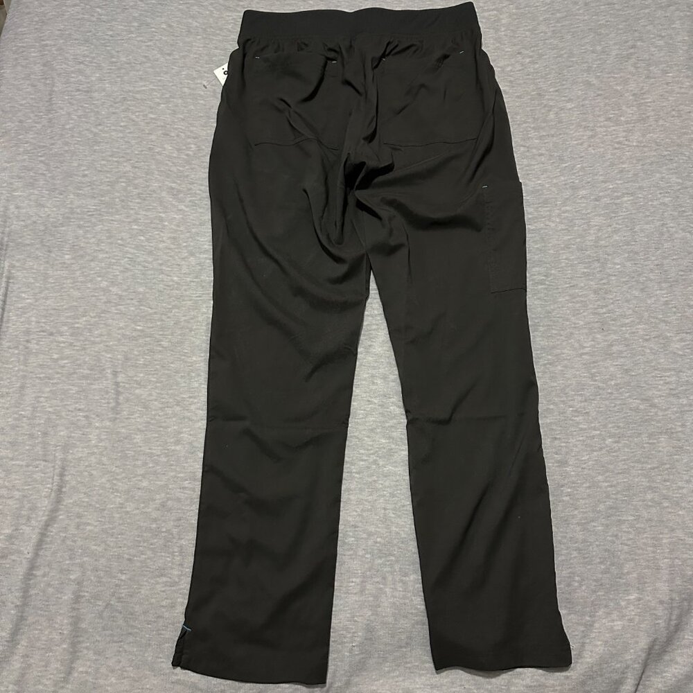 Koi Basics Caroline Womens 5-Pocket Stretch Scrub Pants Size M Black Lightweight - Picture 14 of 16